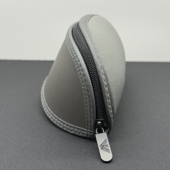 Emporio Armani Glasses Case Gray Zippered Sunglasses Eyeglasses with Cloth - Picture 4 of 8